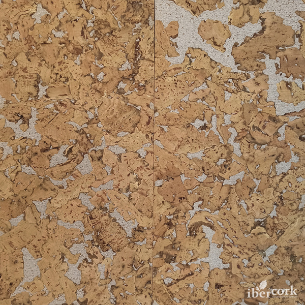 Пробковое настенное покрытие в пластинах EasyCork Кориа бланко